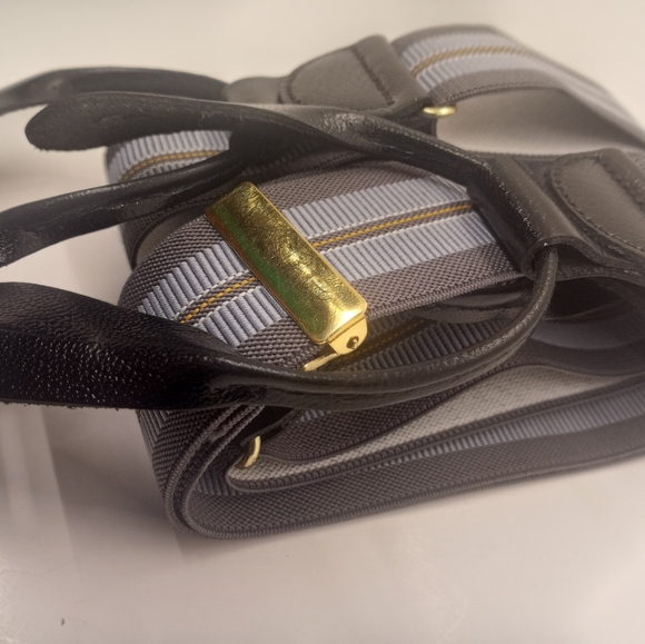 Vintage CAS Germany Grey and Blue Suspenders - Picture 11 of 14